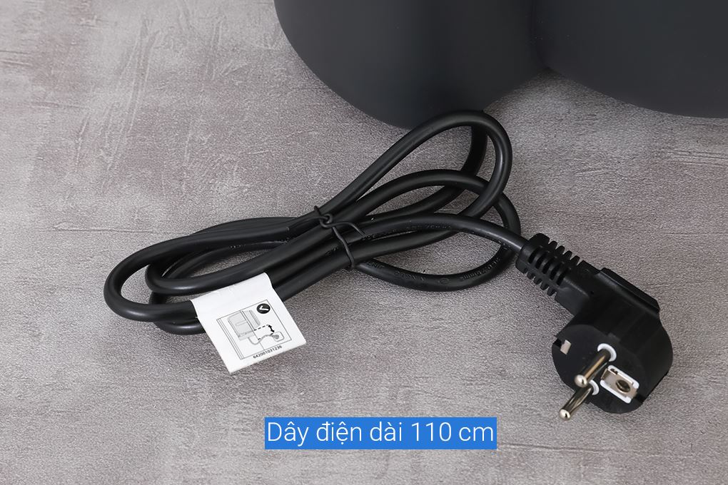 Nồi chiên không dầu Philips 7.2 lít NA543/00 Màu Đen