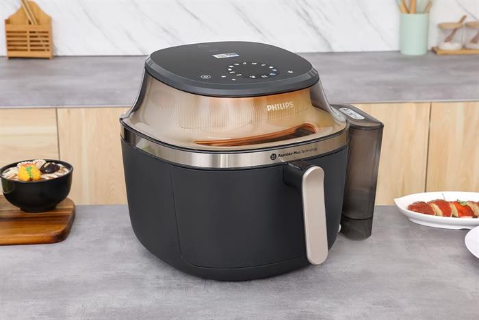 Nồi chiên không dầu Philips 7.2 lít NA543/00 Màu Đen