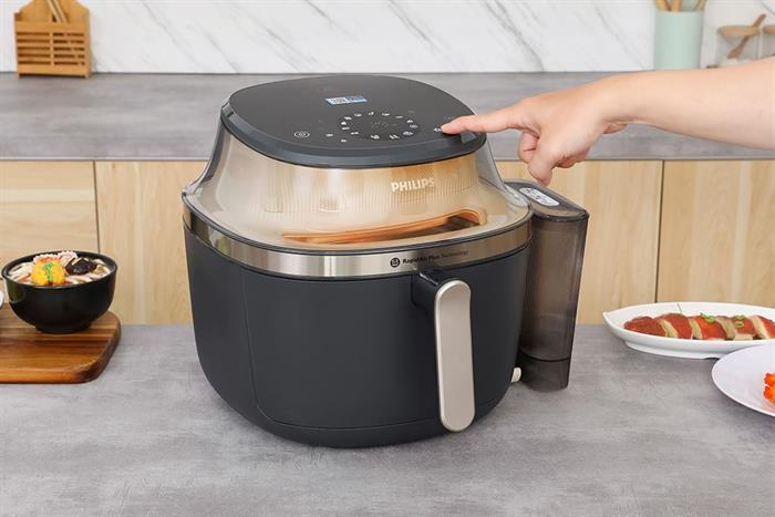 Nồi chiên không dầu Philips 7.2 lít NA543/00 Màu Đen