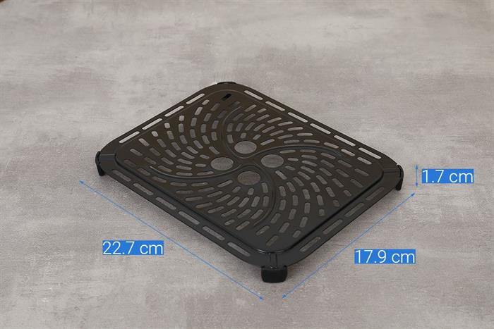 Nồi chiên không dầu Philips 10 lít NA462/70 Màu Đen