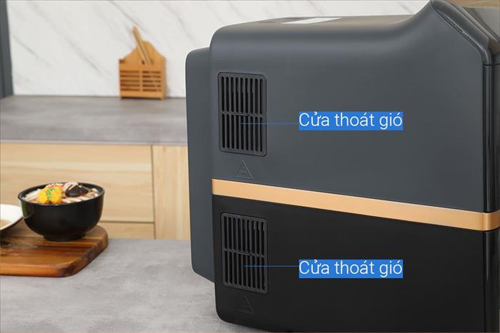 Nồi chiên không dầu Philips 10 lít NA462/70 Màu Đen