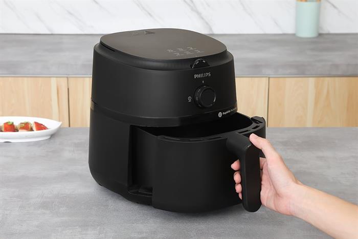 Nồi chiên không dầu Philips 4.2 lít NA120/00 Màu Đen