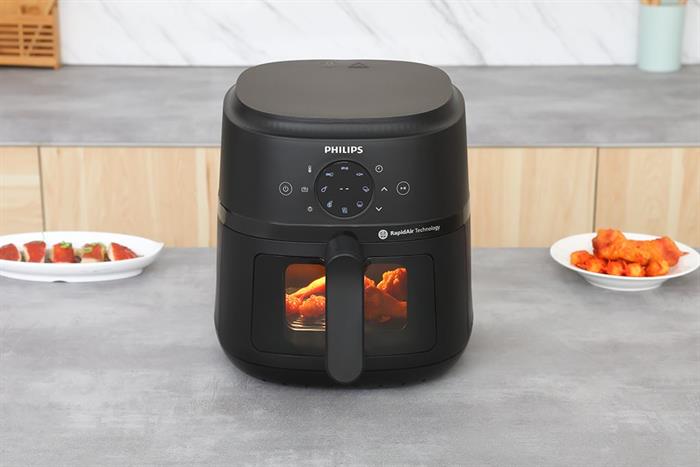 Nồi chiên không dầu Philips 4.2 lít NA220/00 Màu Đen