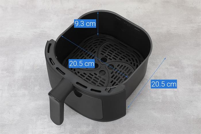 Nồi chiên không dầu Philips 4.2 lít NA220/00 Màu Đen
