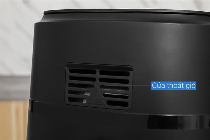 Nồi chiên không dầu Philips 6.2 lít NA230/00 Màu Đen