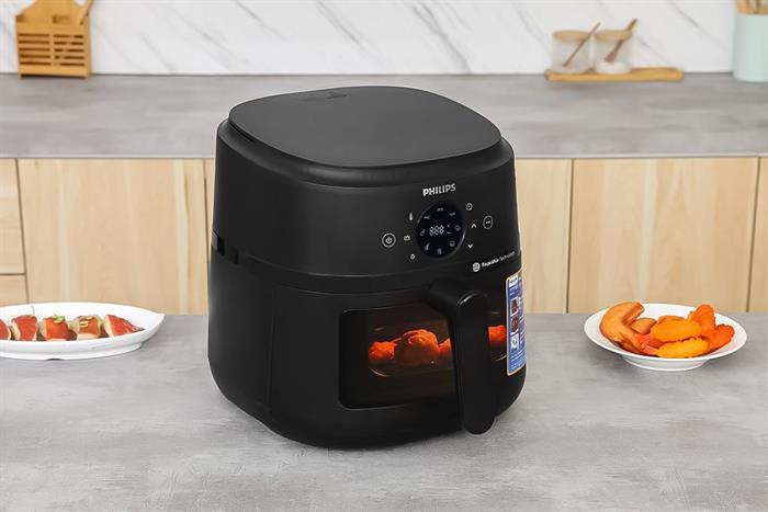 Nồi chiên không dầu Philips 6.2 lít NA230/00 Màu Đen