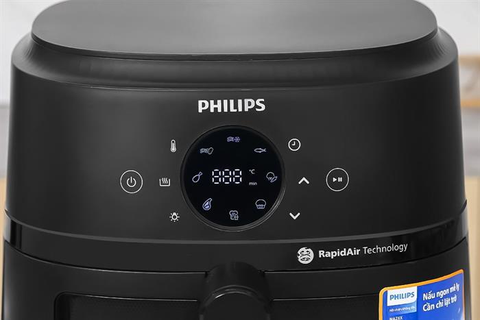 Nồi chiên không dầu Philips 6.2 lít NA230/00 Màu Đen