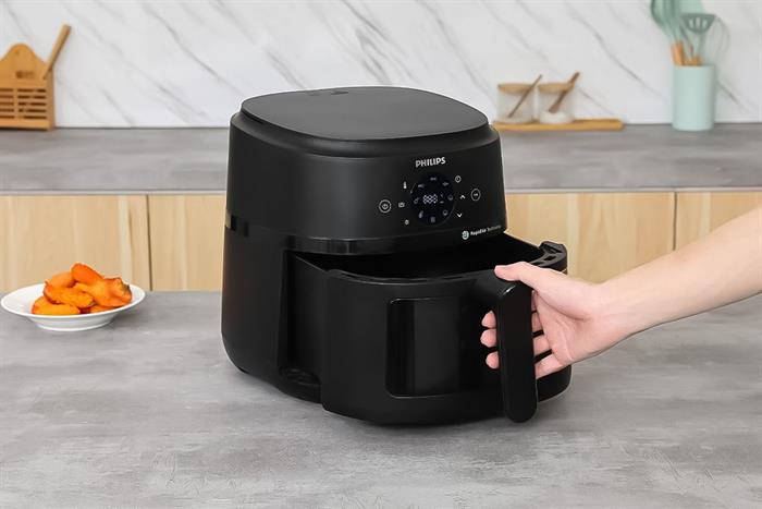 Nồi chiên không dầu Philips 6.2 lít NA230/00 Màu Đen