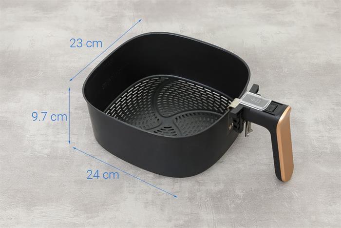 Nồi chiên không dầu Philips 7.2 lít NA342/00 Màu Đen