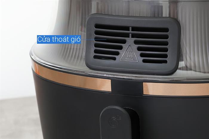 Nồi chiên không dầu Philips 7.2 lít NA342/00 Màu Đen