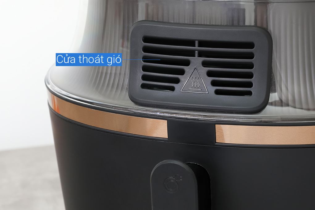 Nồi chiên không dầu Philips 7.2 lít NA342/00 Màu Đen