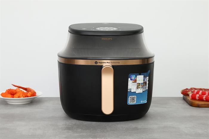 Nồi chiên không dầu Philips 7.2 lít NA342/00 Màu Đen