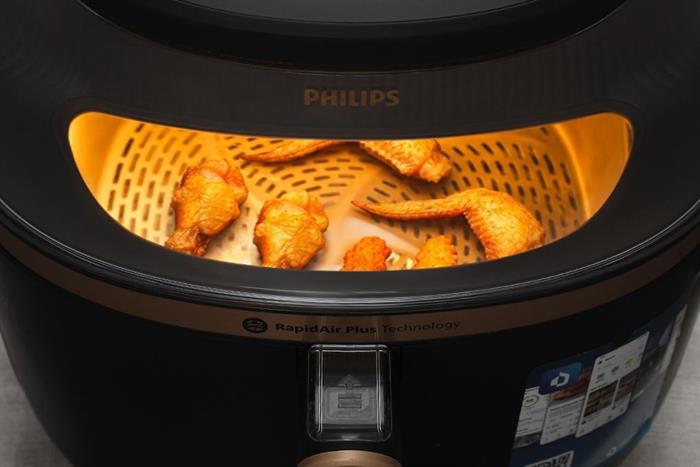 Nồi chiên không dầu Philips 7.2 lít NA342/00 Màu Đen