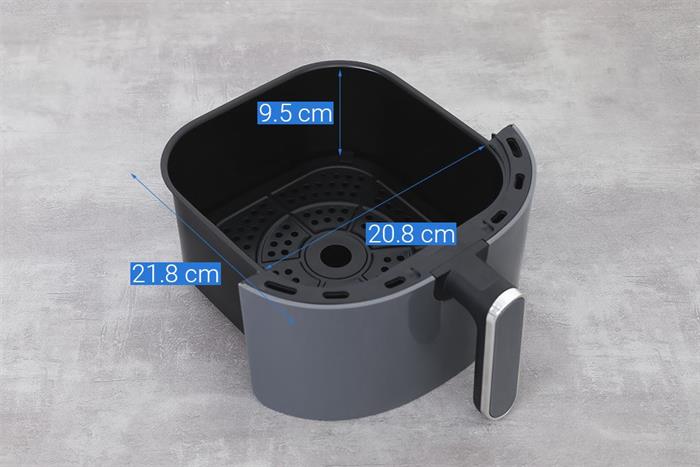 Nồi chiên không dầu Sunhouse 5 lít SHD4021 Màu Đen