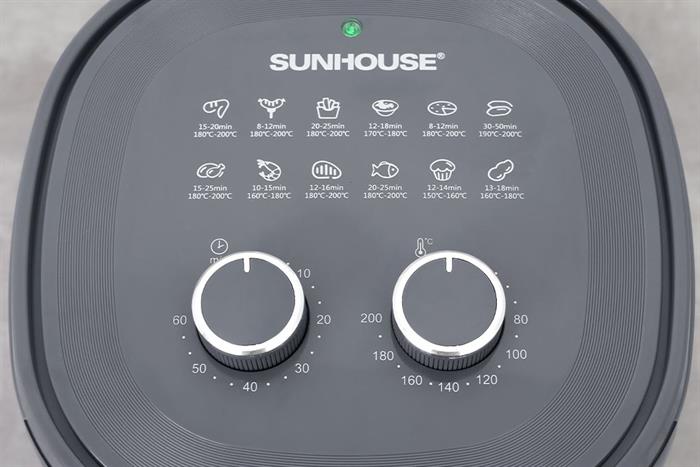 Nồi chiên không dầu Sunhouse 5 lít SHD4021 Màu Đen