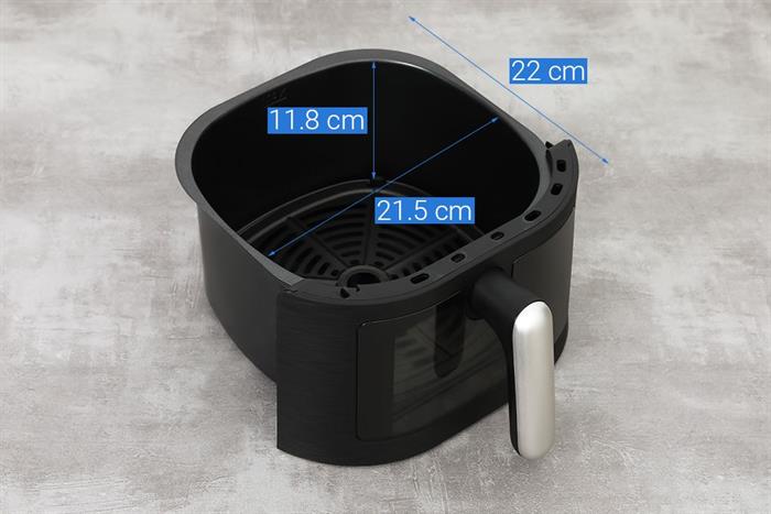 Nồi chiên không dầu Sunhouse 6.5 lít SHD4032 Màu Đen