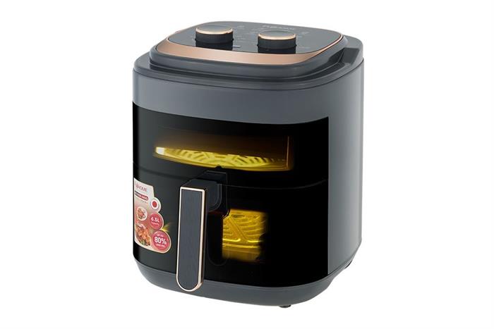 Nồi chiên không dầu FUJIHOME A6GG 6.5L Màu Đen