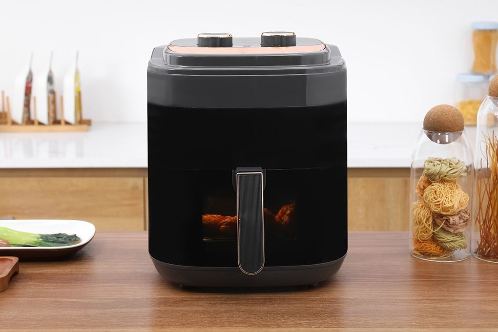 Nồi chiên không dầu FUJIHOME A6GG 6.5L Màu Đen