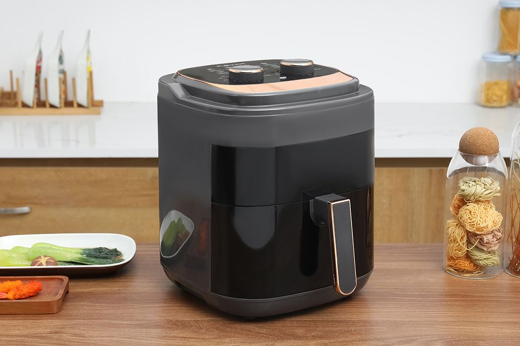 Nồi chiên không dầu FUJIHOME A6GG 6.5L Màu Đen