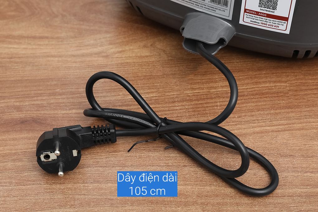 Nồi chiên không dầu FUJIHOME A6GG 6.5L Màu Đen