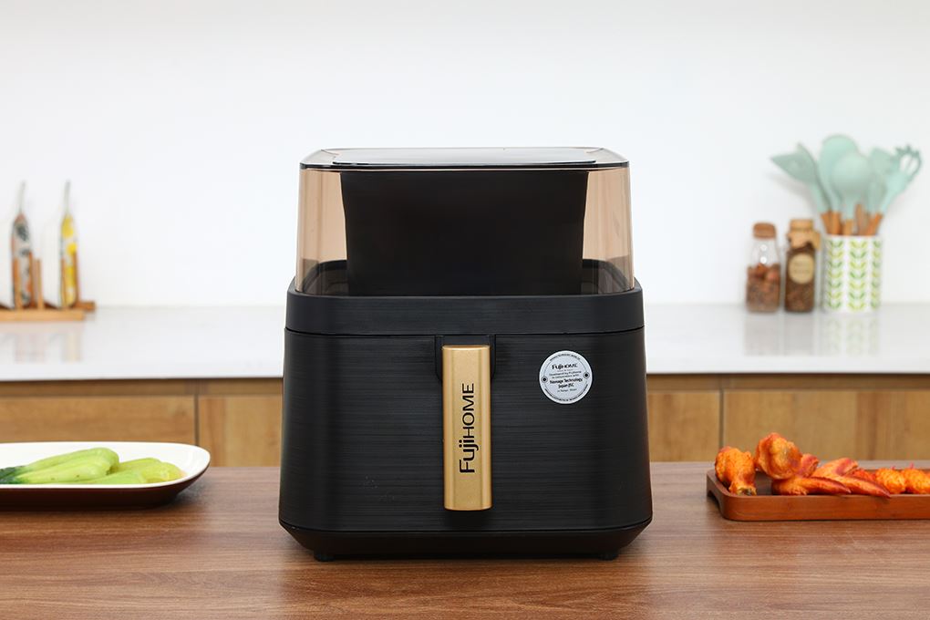 Nồi chiên không dầu FUJIHOME A8DG2 8L Màu Đen
