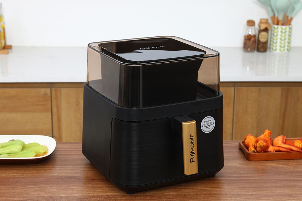 Nồi chiên không dầu FUJIHOME A8DG2 8L Màu Đen