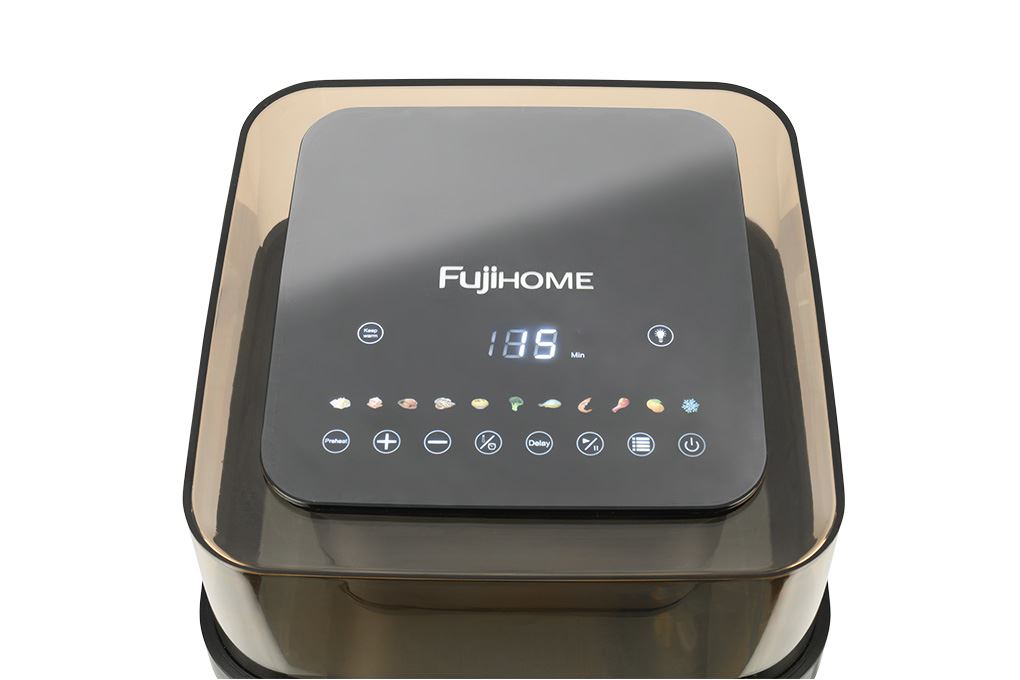 Nồi chiên không dầu FUJIHOME A8DG2 8L Màu Đen