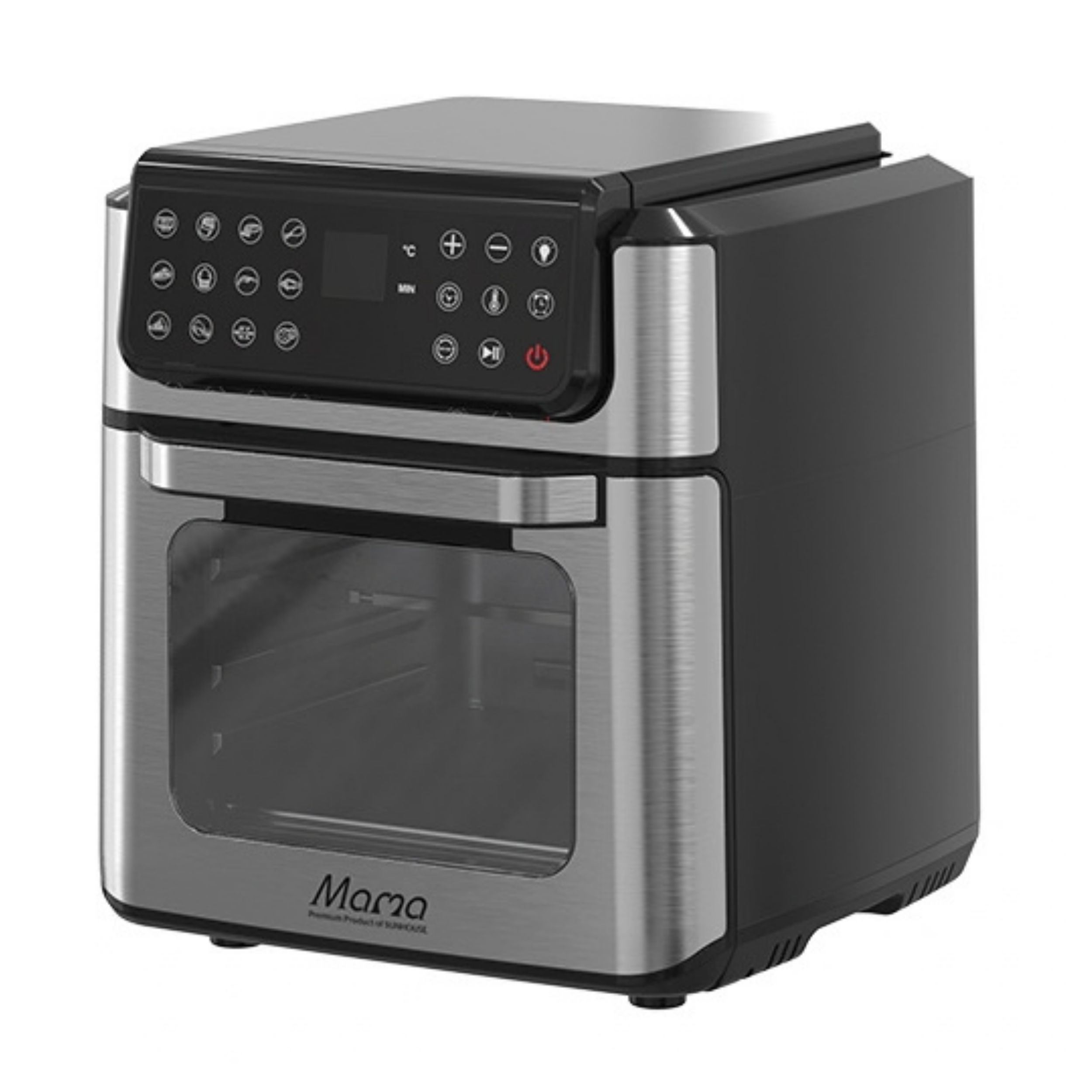 Nồi chiên không dầu Sunhouse Mama 12 lít SHD4094 Màu Bạc Inox