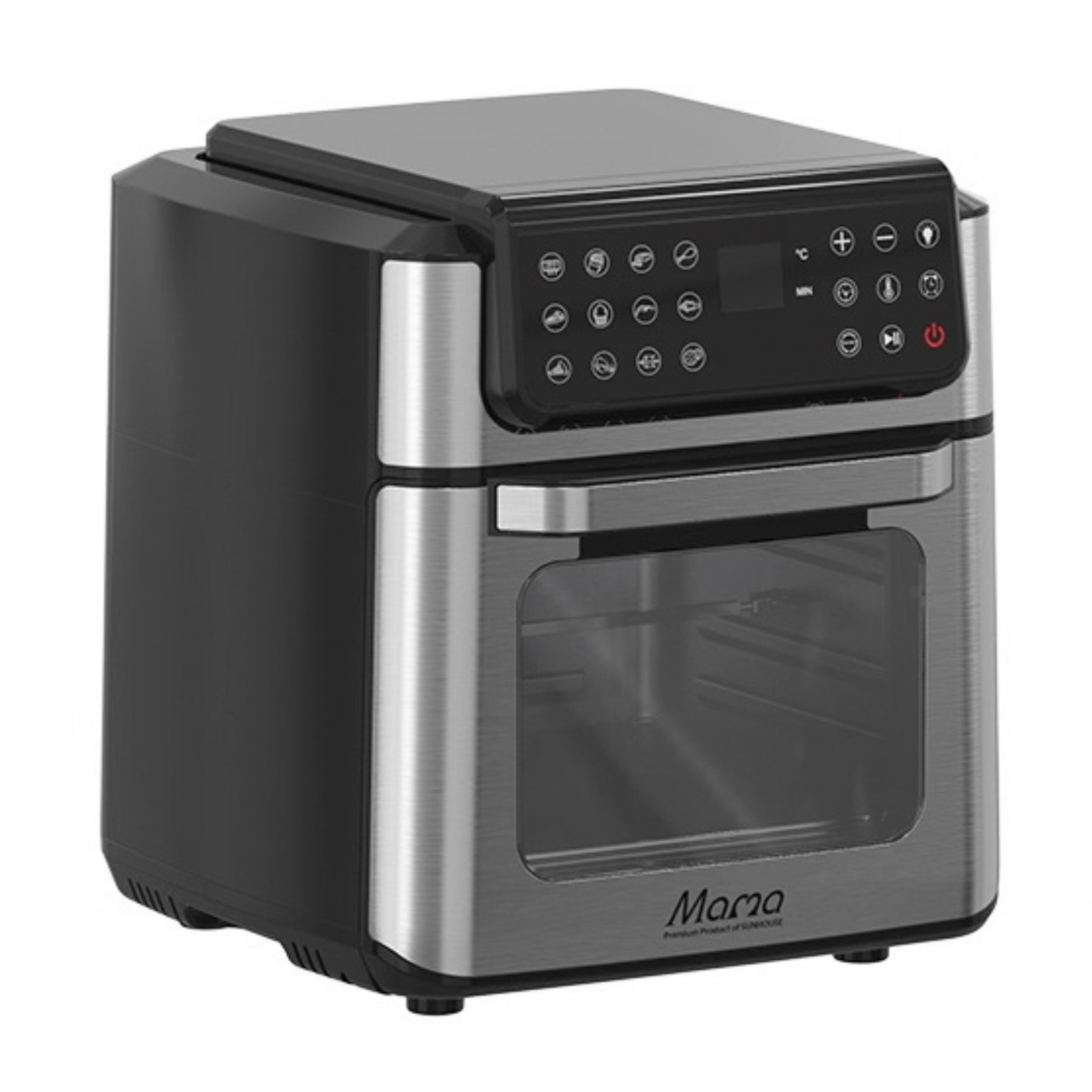 Nồi chiên không dầu Sunhouse Mama 12 lít SHD4094 Màu Bạc Inox