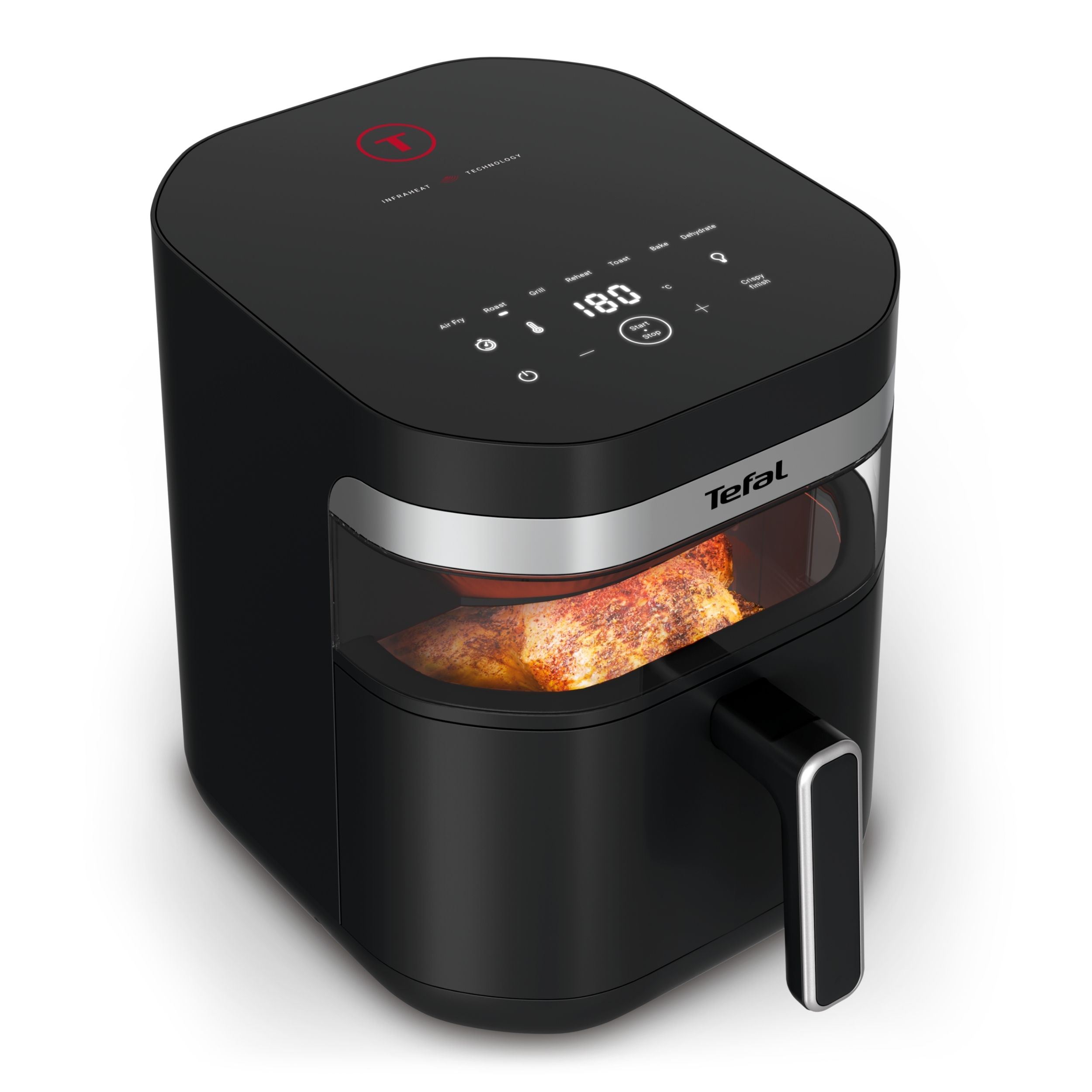 Nồi chiên không dầu Tefal 7 lít Far Infrared EY8328E0 Màu Đen