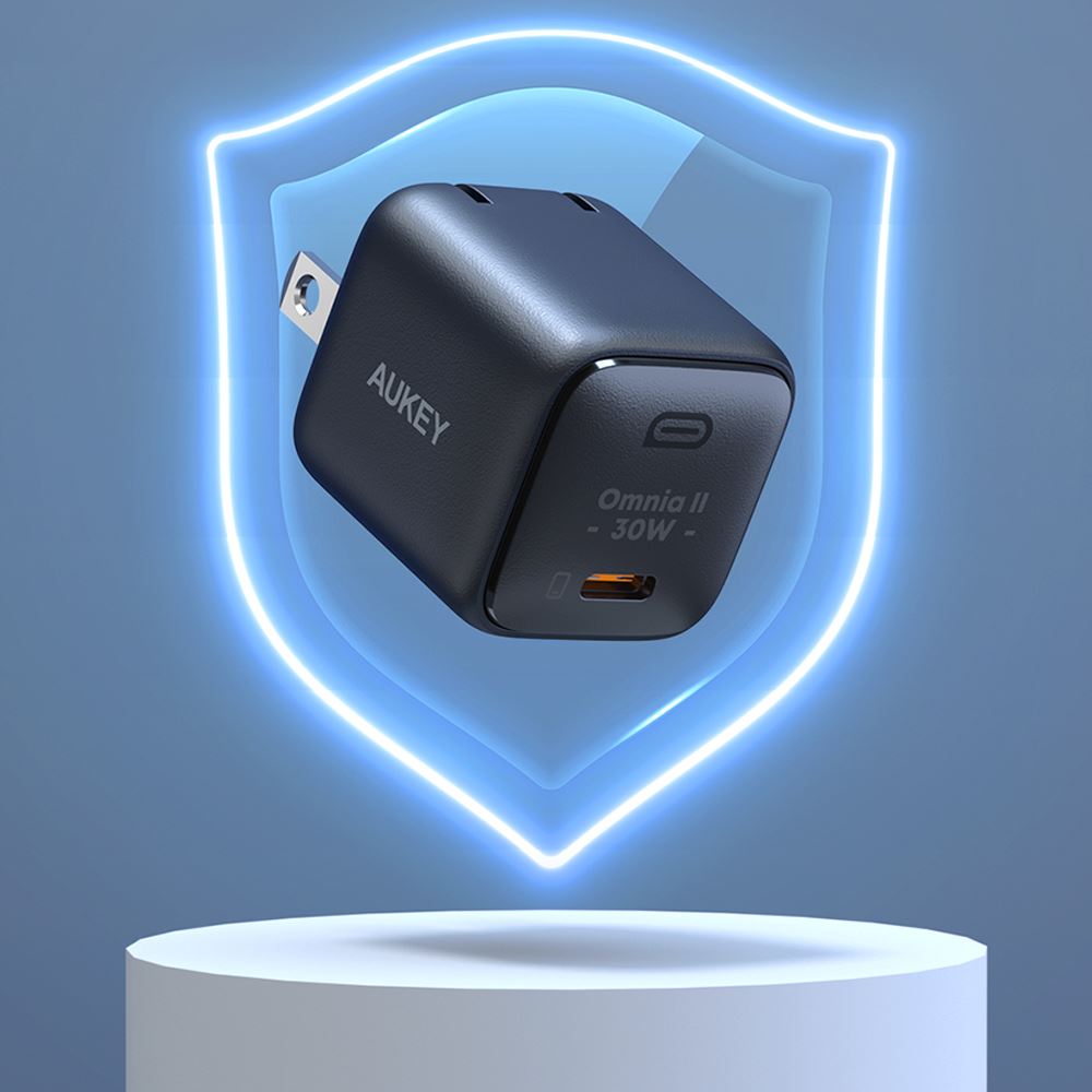Sạc nhanh Type-C PD 30W Aukey PA-B1L Omnia - An toàn