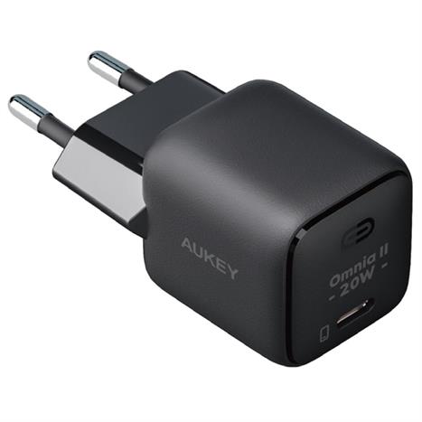 Sạc nhanh Type-C PD 20W Aukey PA-B1T Omnia Màu Đen