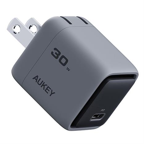 Sạc nhanh Type-C PD 30W Aukey PA-C1 Pro Màu Xám