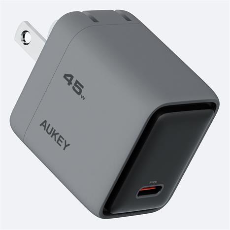 Sạc nhanh Type-C PD 45W Aukey PA-C2 Màu Xám