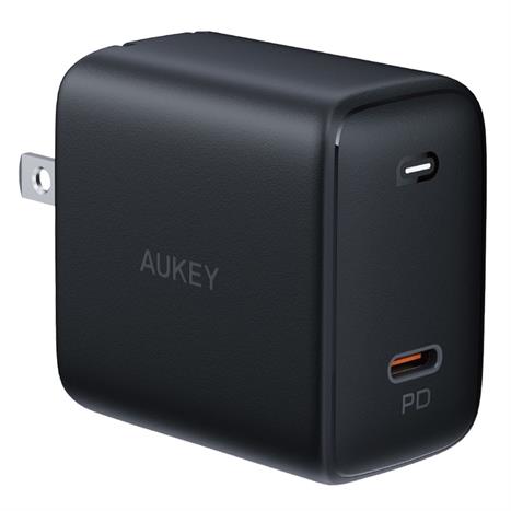Sạc nhanh Type-C PD 45W Aukey PA-F4 Omnia Màu Đen