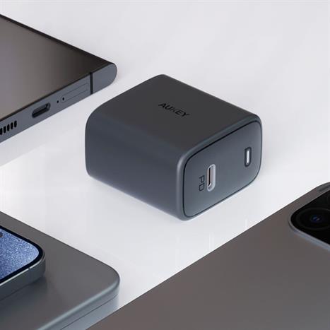 Sạc nhanh Type-C PD 45W Aukey PA-F4 Omnia Màu Đen