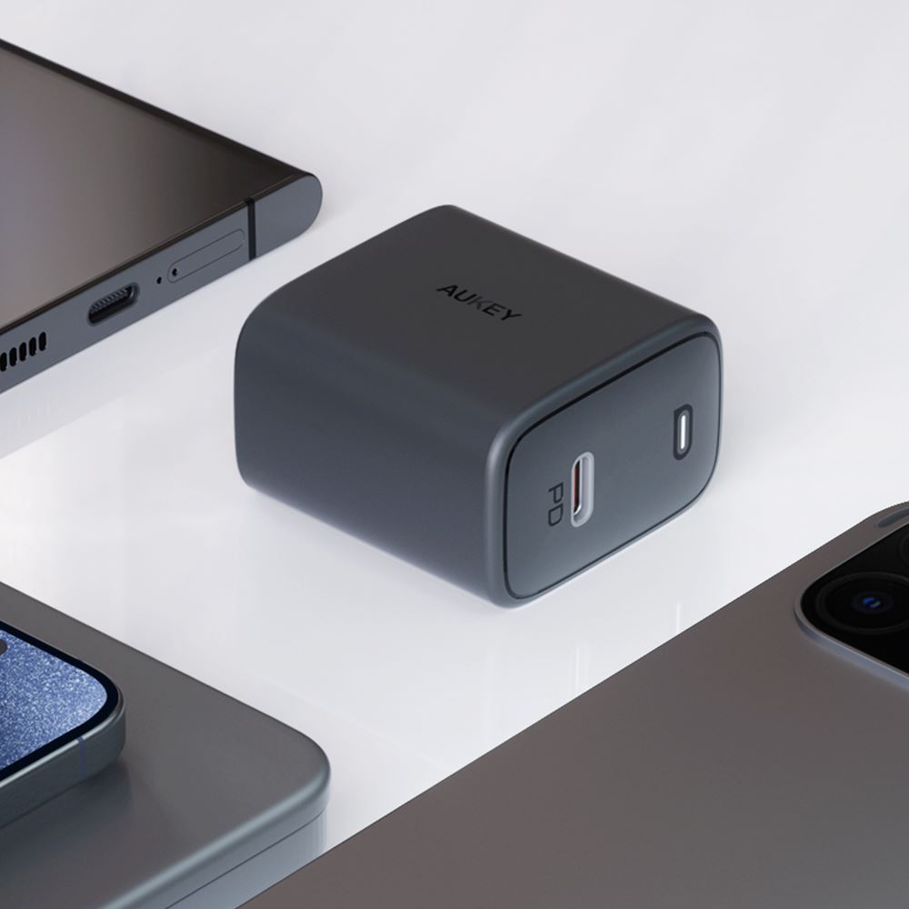 Sạc nhanh Type-C PD 45W Aukey PA-F4 Omnia - Cổng sạc