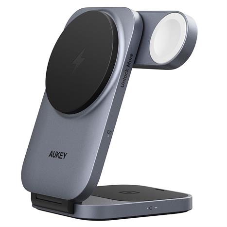 Đế sạc không dây 3 in 1 15W Aukey LC-MC312