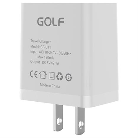 Sạc USB-A 10.5W GOLF GF-U11 Màu Trắng