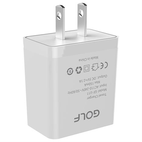 Sạc USB-A 10.5W GOLF GF-U11 Màu Trắng
