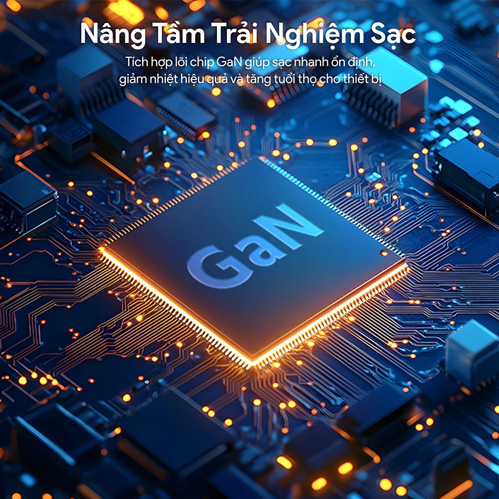 Sạc nhanh Type-C PD 33W Dekey Power Pioneer A2383 - Trắng - Công nghệ GAN