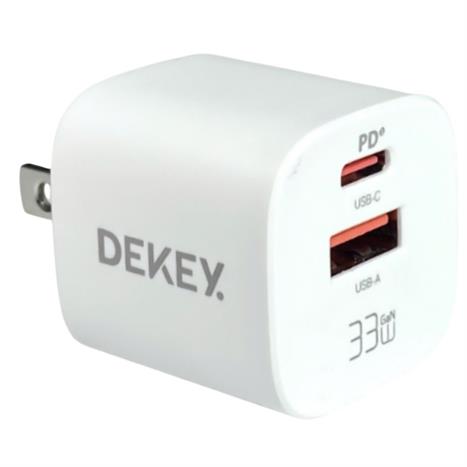 Sạc nhanh 2 cổng USB Type-C PD 33W Dekey Power Pioneer A2388 - Trắng Màu Trắng