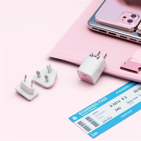 Sạc nhanh Type-C PD GaN 35W MicroPack Power Server 35 MWC135 - Hồng Màu Hồng