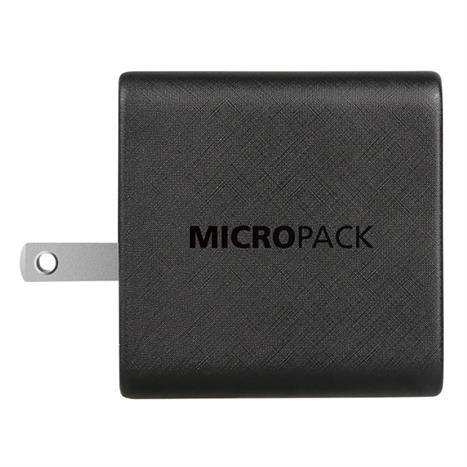 Sạc nhanh 2 cổng USB Type-C QC PD 65W MicroPack Power Server 65 MWC265PD Màu Đen