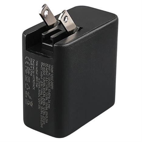 Sạc nhanh 2 cổng USB Type-C QC PD 65W MicroPack Power Server 65 MWC265PD Màu Đen