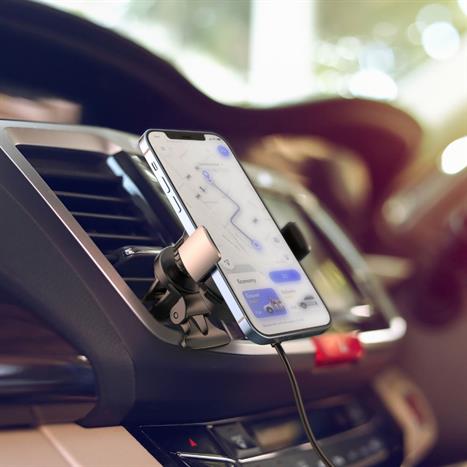 Đế sạc không dây 15W MicroPack Power Motor Magnetic MCC15WM Màu Đen