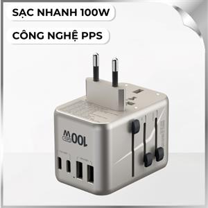 Sạc nhanh du lịch USB Type-C PD 100W MicroPack MTA-5100