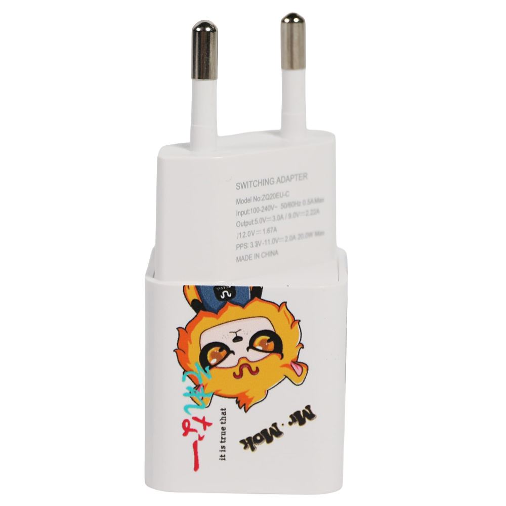Sạc nhanh Type C PD QC 3.0 20W MOCOLL MOC2461 Màu Trắng