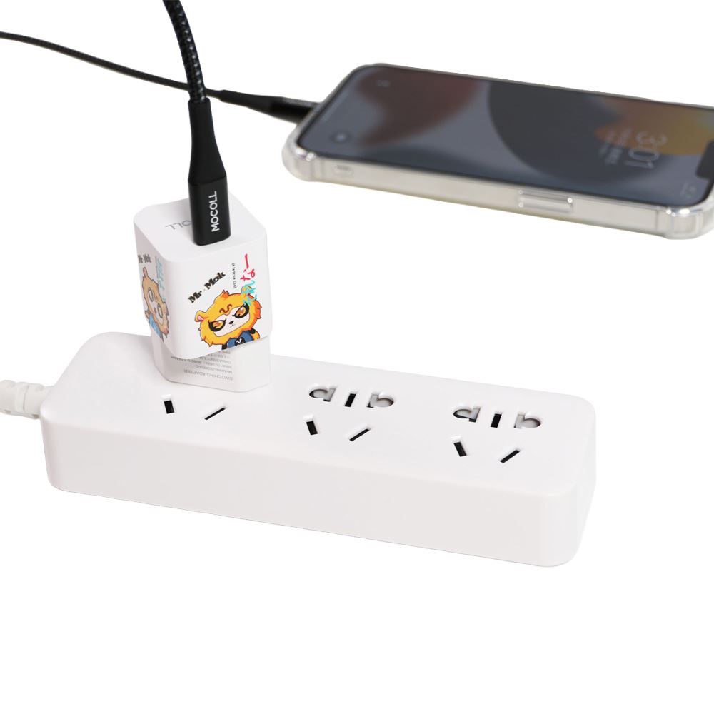 Sạc nhanh Type C PD QC 3.0 20W MOCOLL MOC2461 Màu Trắng