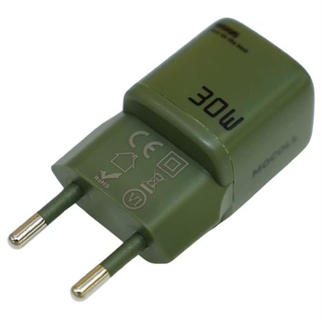 Sạc nhanh Type C PD 30W MOCOLL MOC8905 Màu Xanh lá